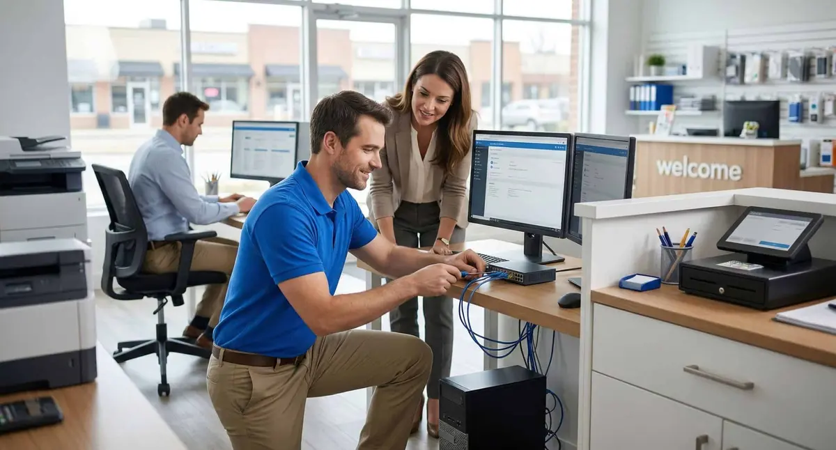 Onsite IT support for a small business